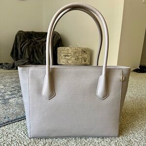 Unused Dagne Dover Signature Classic Coated Canvas Tote with dust bag